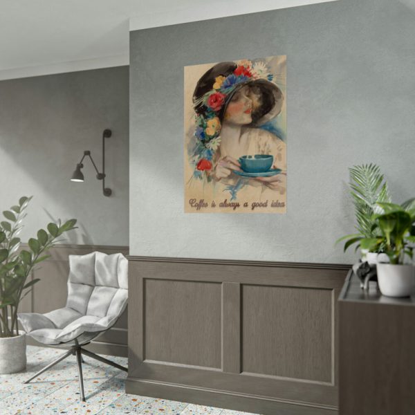 Vintage Coffee Drink Art Poster