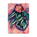 Pink Begonias By Marsden Hartley Poster - Image 2