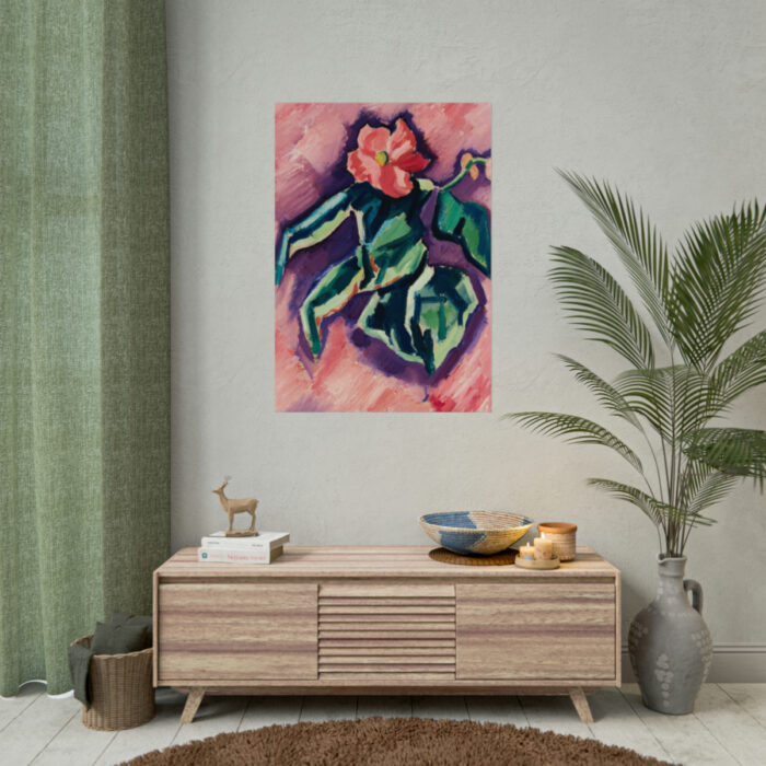 Pink Begonias By Marsden Hartley Poster - Image 4