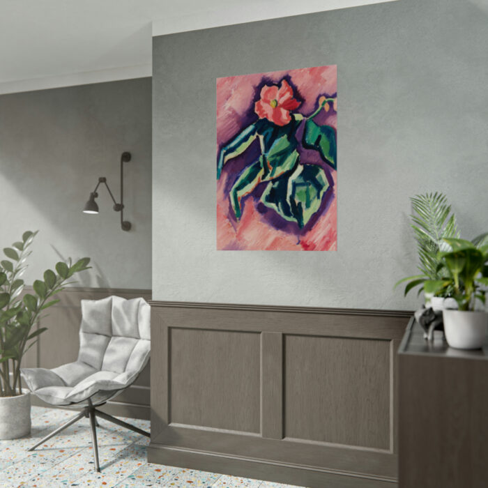 Pink Begonias By Marsden Hartley Poster - Image 5