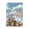 Easter Egg Tree And Rabbit Poster
