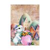 92410-285.jpg Easter Bunny Village Eggs Poster