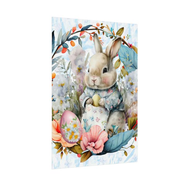 92410-312.jpg Baby Easter Bunny Wreath Poster