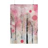 92410-326.jpg Whimsical Pink Winter Forest Art Poster