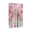 92410-327.jpg Whimsical Pink Winter Forest Art Poster