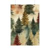 92410-331.jpg Christmas Trees Seamless Pattern Poster