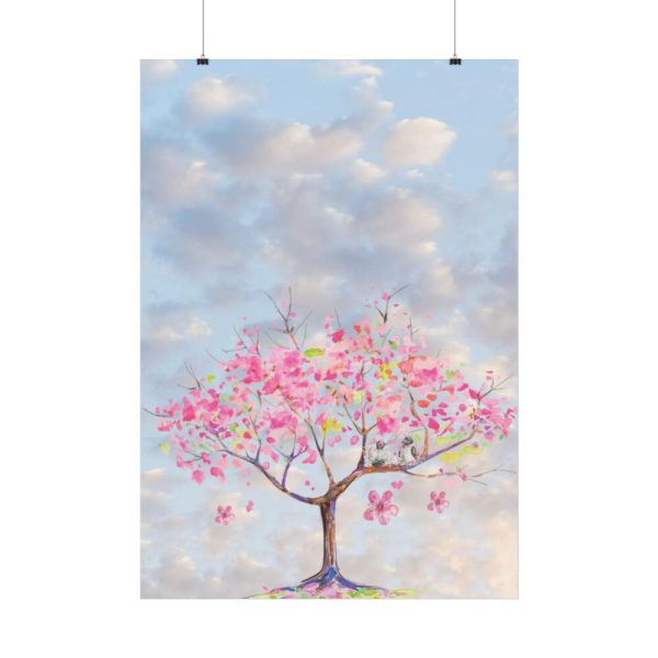 92410-341.jpg Fantasy Watercolor Tree Poster