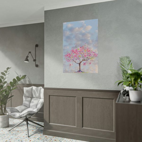92410-344.jpg Fantasy Watercolor Tree Poster