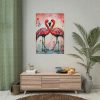 92410-373.jpg Valentine Flamingo Poster