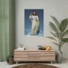 92410-398.jpg Jesus Christ in the Clouds Poster