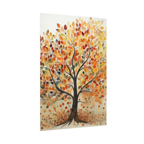 92410-412.jpg Autumn Leaves Tree Art Poster