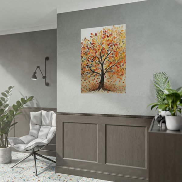 92410-414.jpg Autumn Leaves Tree Art Poster