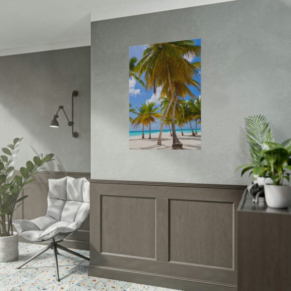 92410-434.jpg Palm Trees On The Beach Poster