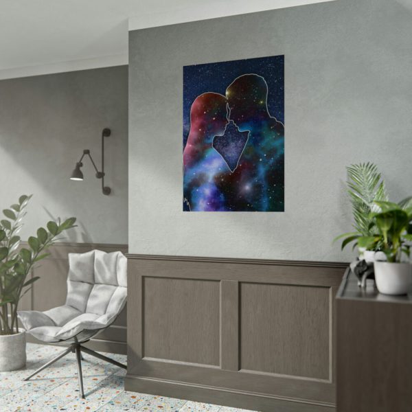 Couple Love Silhouette Poster