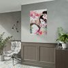 Japanese Garden Girl Character Poster