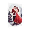 Christmas Romance Couple Art Poster
