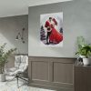 Christmas Romance Couple Art Poster