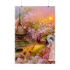 92411-1.jpg Nihon Kenchiku Within a Pink Flowers Poster