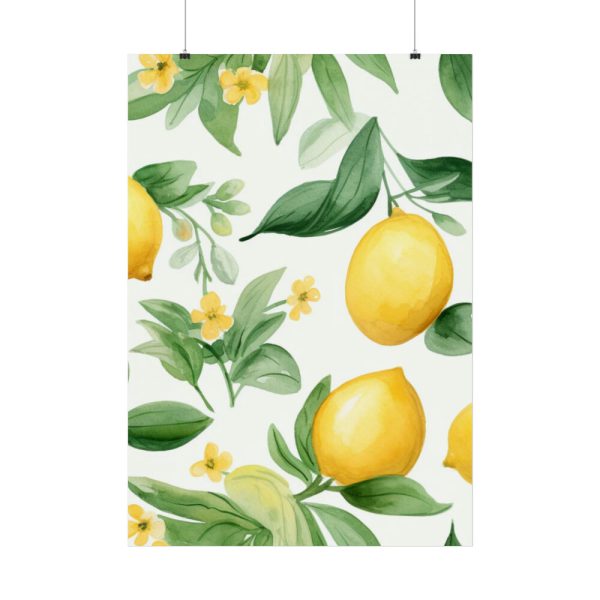 92411-161.jpg Lemon Seamless Fruit Poster