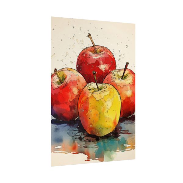 92411-177.jpg Apples Watercolor Art Poster