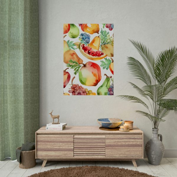 Fruit Seamless Watercolor II Poster