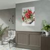 Floral Teapots Background Art Poster