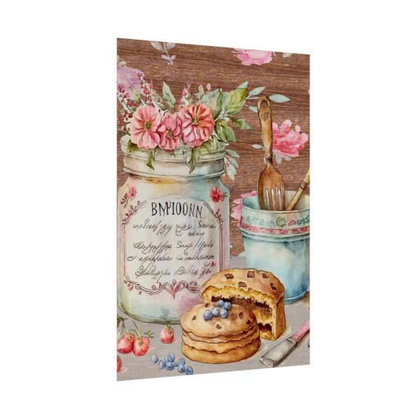 92411-217.jpg Baked Cakes on a Counter With a Vintage Wood Poster
