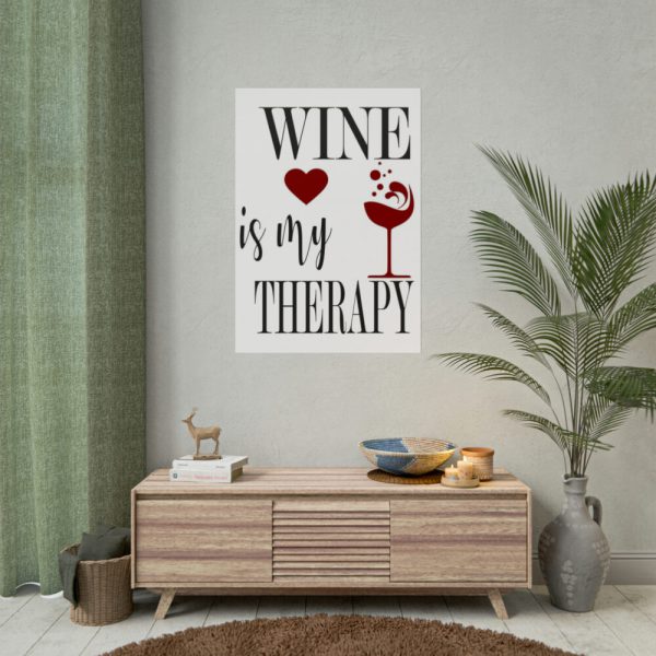 Wine Glass Motivation Poster