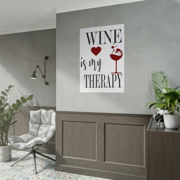 Wine Glass Motivation Poster