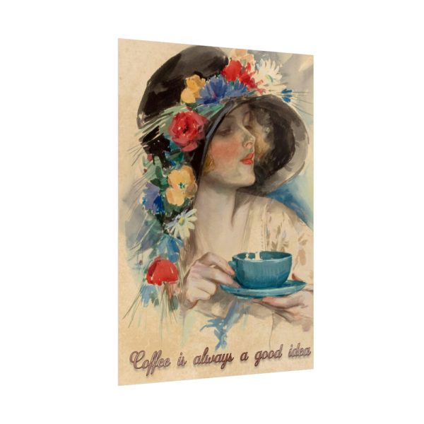 Vintage Coffee Drink Art Poster