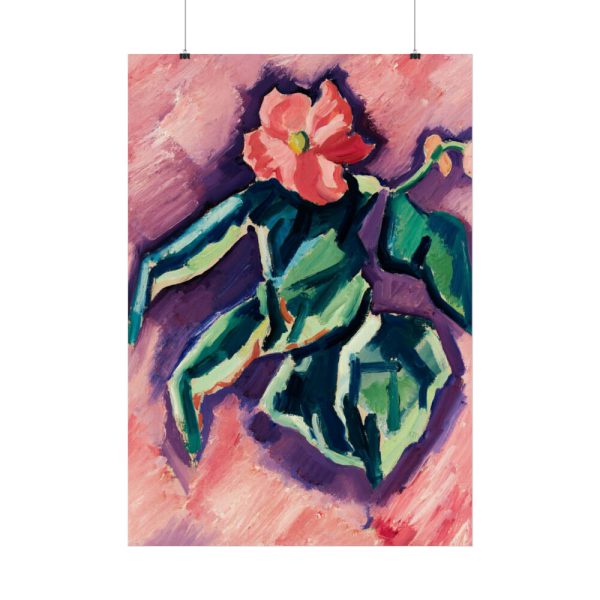 92411-261.jpg Pink Begonias By Marsden Hartley Poster