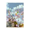 Easter Egg Tree And Rabbit Poster