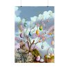 Easter Egg Tree And Rabbit Poster