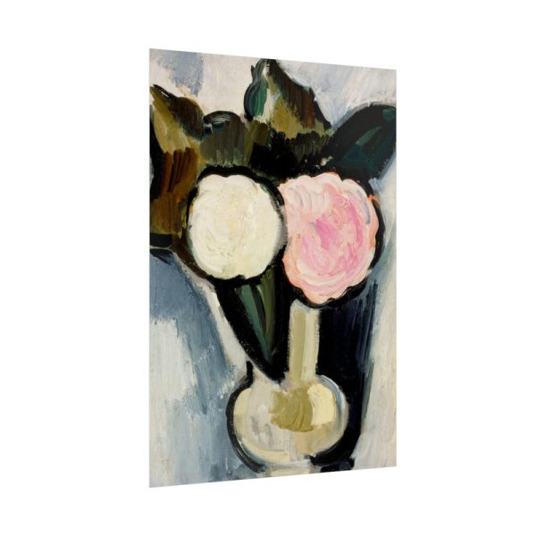 92411-277.jpg Pink and White Flowers in a Vase by Marsden Hartley Poster