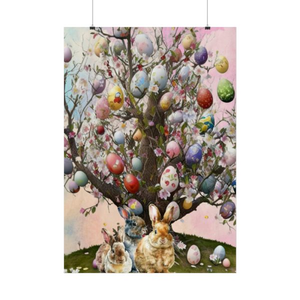 92411-281.jpg Three Rabbits Underneath a Tree Poster