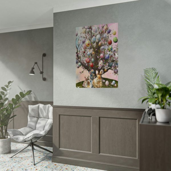 92411-284.jpg Three Rabbits Underneath a Tree Poster