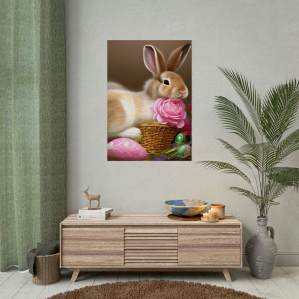 92411-293.jpg Cute Easter Bunny I Poster