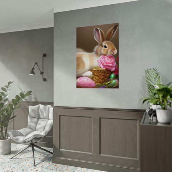 92411-294.jpg Cute Easter Bunny I Poster
