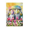 Spring Easter Gnomes On Van Poster