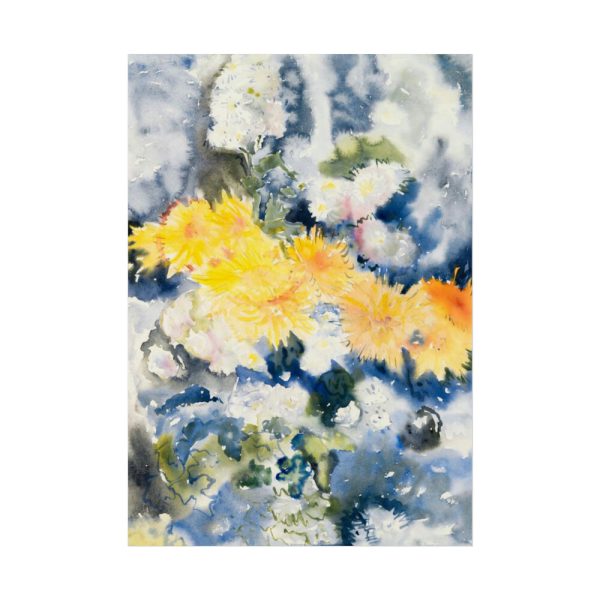 92411-315.jpg Yellow and Blue by Charles Demuth Poster