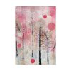 92411-325.jpg Whimsical Pink Winter Forest Art Poster