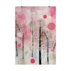 92411-326.jpg Whimsical Pink Winter Forest Art Poster