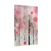 92411-327.jpg Whimsical Pink Winter Forest Art Poster