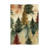 92411-330.jpg Christmas Trees Seamless Pattern Poster