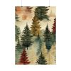 92411-331.jpg Christmas Trees Seamless Pattern Poster