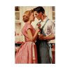 Retro Kitchen Romance Poster