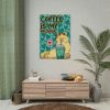 Coffee Cat Valentine Poster