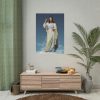 92411-403.jpg Jesus Christ in the Clouds Poster