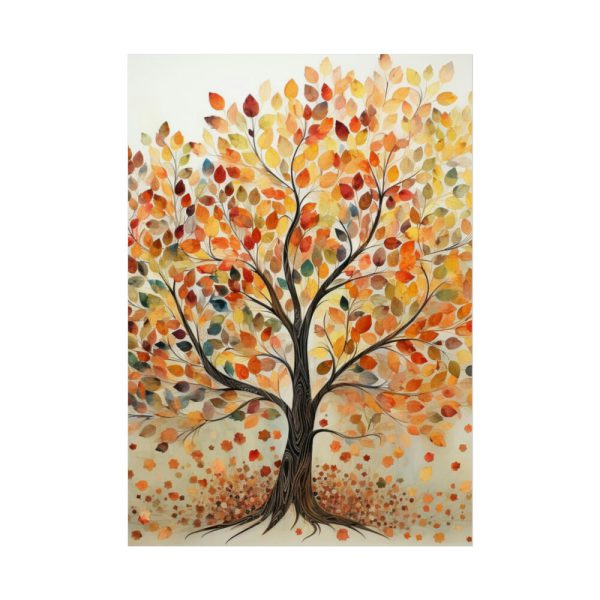 92411-415.jpg Autumn Leaves Tree Art Poster