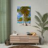 92411-438.jpg Palm Trees On The Beach Poster